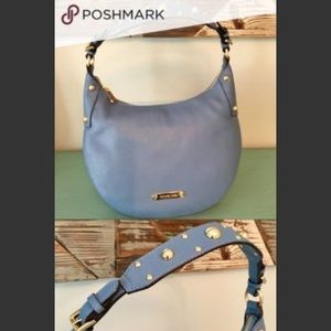 Micheal Kors - Hayes Studded sky blue purse